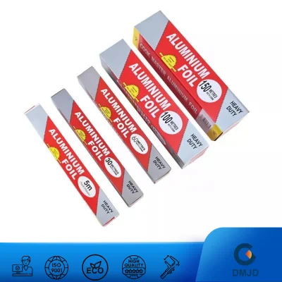 Cina 8011 lamina di alluminio per impieghi pesanti Produttore 11 12 13 Alluminio per alimenti da 14 15 18 20 22 45 micron Lamina di rotolo di carta stagnola da cucina lamina di alluminio per uso domestico