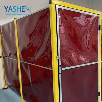  Vendita diretta in fabbrica protezione morbida liscia degli occhi standard saldato trasparente Tende in PVC