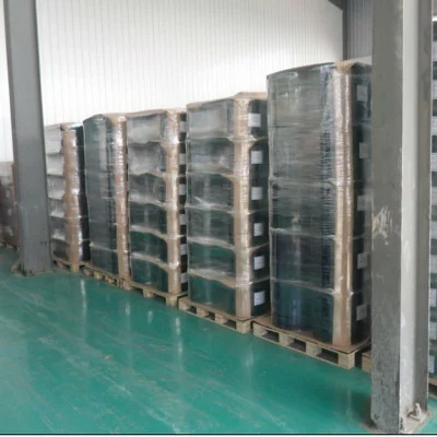 Rotoli di tende in PVC trasparente a doppia striscia