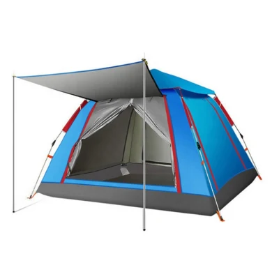  Tenda automatica da campeggio 3-4 persone Outdoor impermeabile viaggio oggetto personalizzato Tessuto doppio strato Escursionismo colore popup veloce