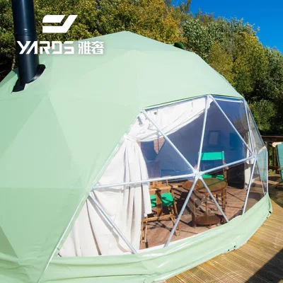 Economia geodesia Domi 6m Turismo Glamping Tent Hotel di lusso per Resort Camping