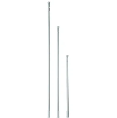  Supporto retrattile regolabile resistente alla ruggine ferro rivestito in PVC asta doccia