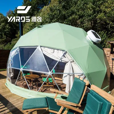 Economia geodesia Domi 6m Turismo Glamping Tent Hotel di lusso per Resort Camping