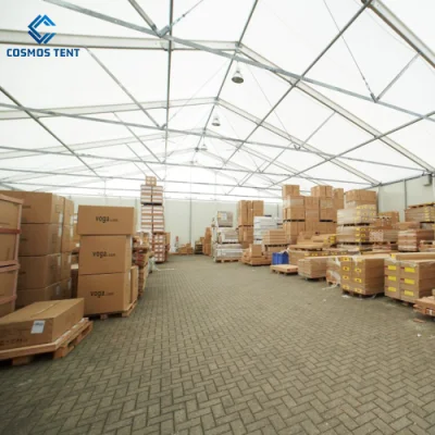  Outdoor Big House Shaped Industrial Warehouse Storage Tenda in vendita