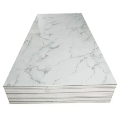 Pannello a parete in PVC UV da 2 mm/3 mm ad alta lucentezza in marmo PVC Foglio