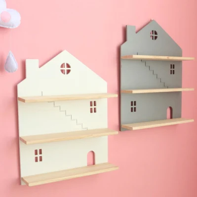  Vendita a caldo White Entryway Farmhouse rustica scaffale in legno chiave Abbigliamento Gancio a parete coat Hat