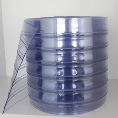 Rotoli di tende in PVC trasparente a doppia striscia