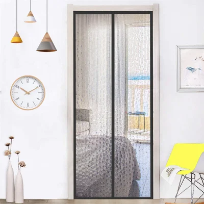  Striscia di copertura porta supporto magnetico DIY schermo porta tendina magnetica Zanzariera