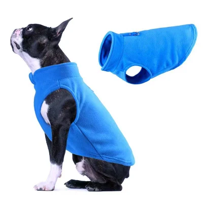  PET gatti e cani Autunno e Inverno spessi in pile polare Felpa con cappuccio in tinta unita con cappuccio Bago Schnauzer Pomeranian