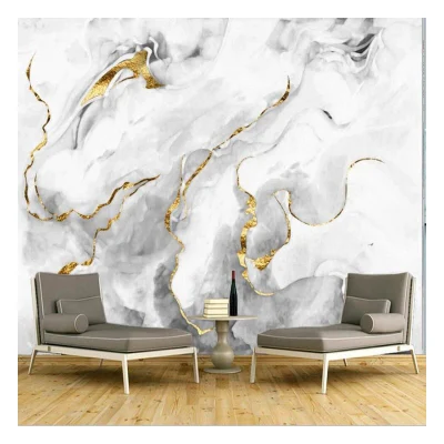  1.22*2.44 lastra di marmo flessibile in PVC lastra di marmo UV alta qualità Impermeabile con rivestimento UV
