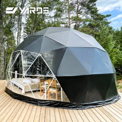  Prezzo di fabbrica struttura in acciaio glavanizzato copertura in PVC Tenda di lusso In vendita