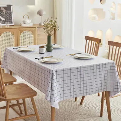  Home tessile Natale Tavola panno PVC cucina Tablecoth
