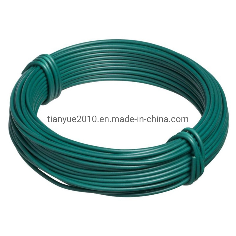 PVC Coated Iron Wire Inner Galvanized Outer PVC with Good Quality