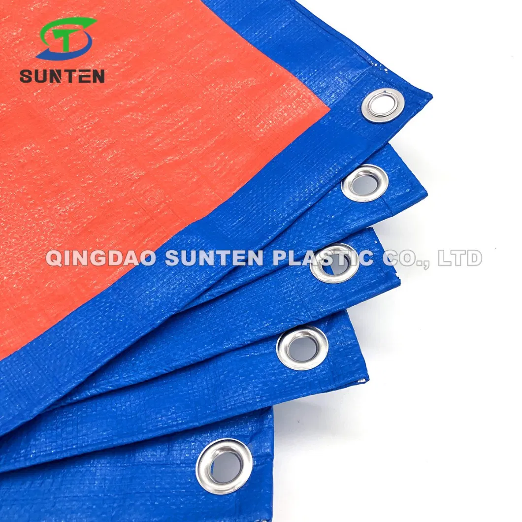 300g-1500g Blue PVC Coated Tarpaulin Canvas Fabric