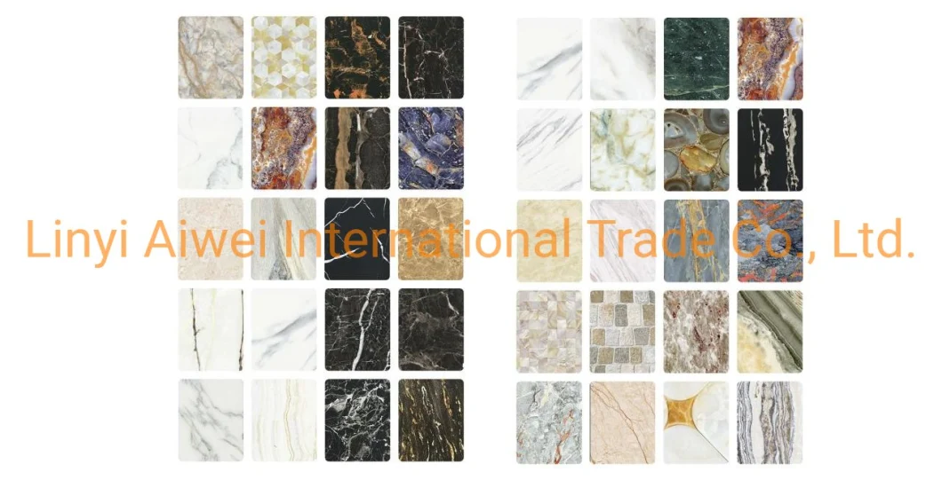 Decorative Flexible PVC Marble Panel for Decoration with Free Samples