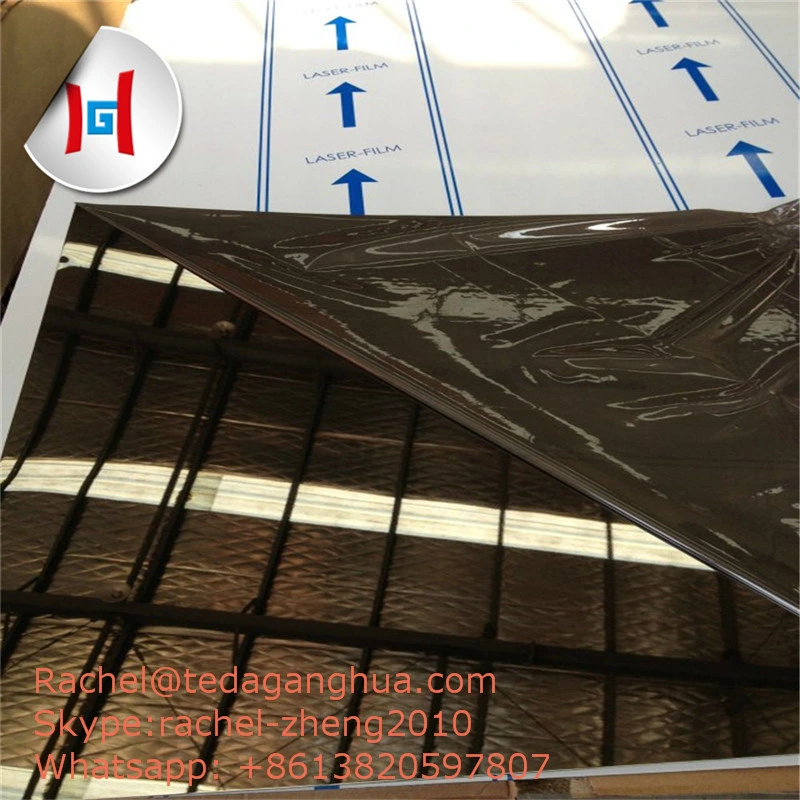 201 304 316L Mirror Etched Finish PVC Laser Film Stainless Steel Sheet