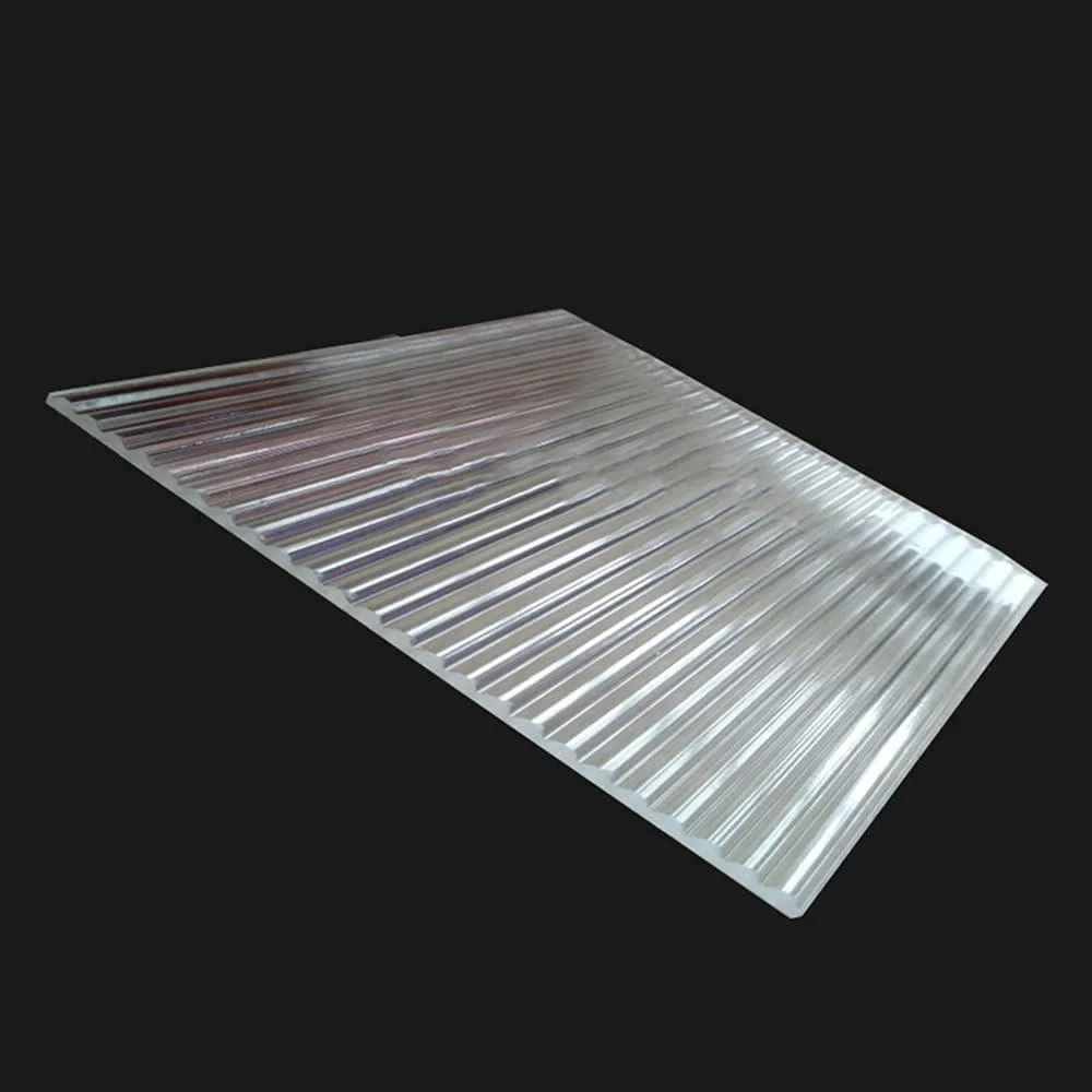 Transparent Wide Stripe Shape acrylic Sheet