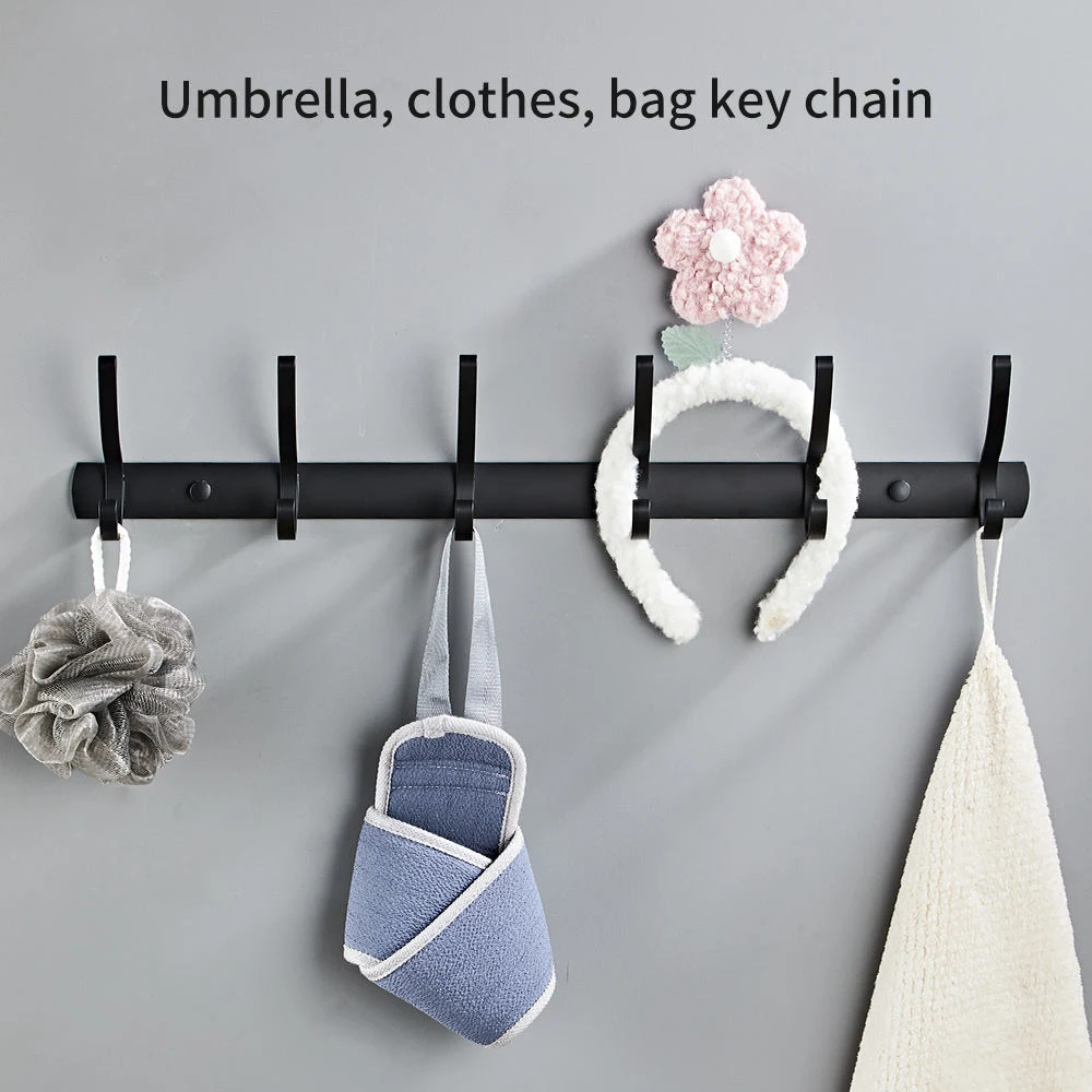 Promotional Various Durable Using Modern Novel Design Wall Mounted Towel Coat Row Hook