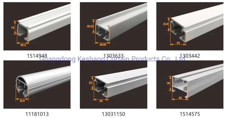 Bendable Flexible PVC Window Curtain Rail Track Venetion Blind