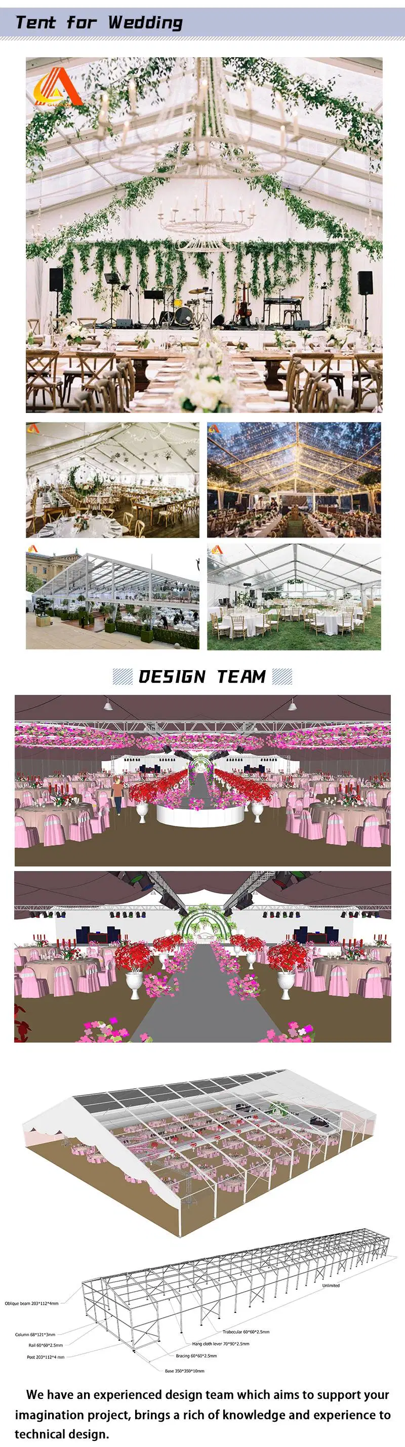 12 X 12 20*30 M Outdoor Cheap Large Marquee Party Event Tent