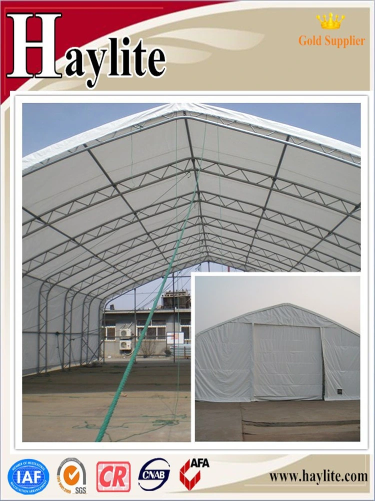 Strong Large PVC 610GSM 900GSM Storage Tent Anti-UV Fire Resistant