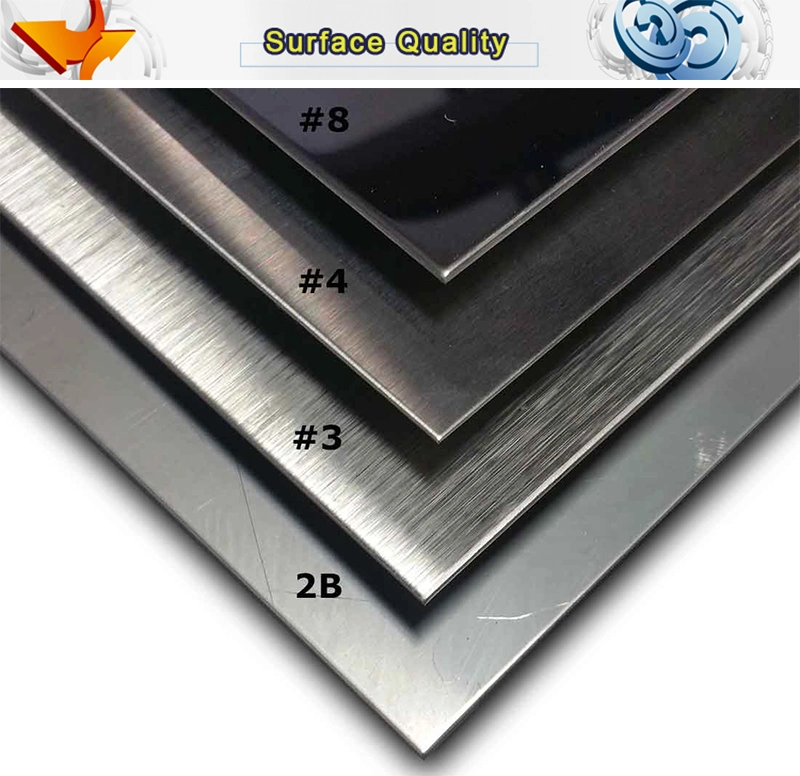 304/304L/210 Cold Rolled Stainless Steel Sheet Ba/2b