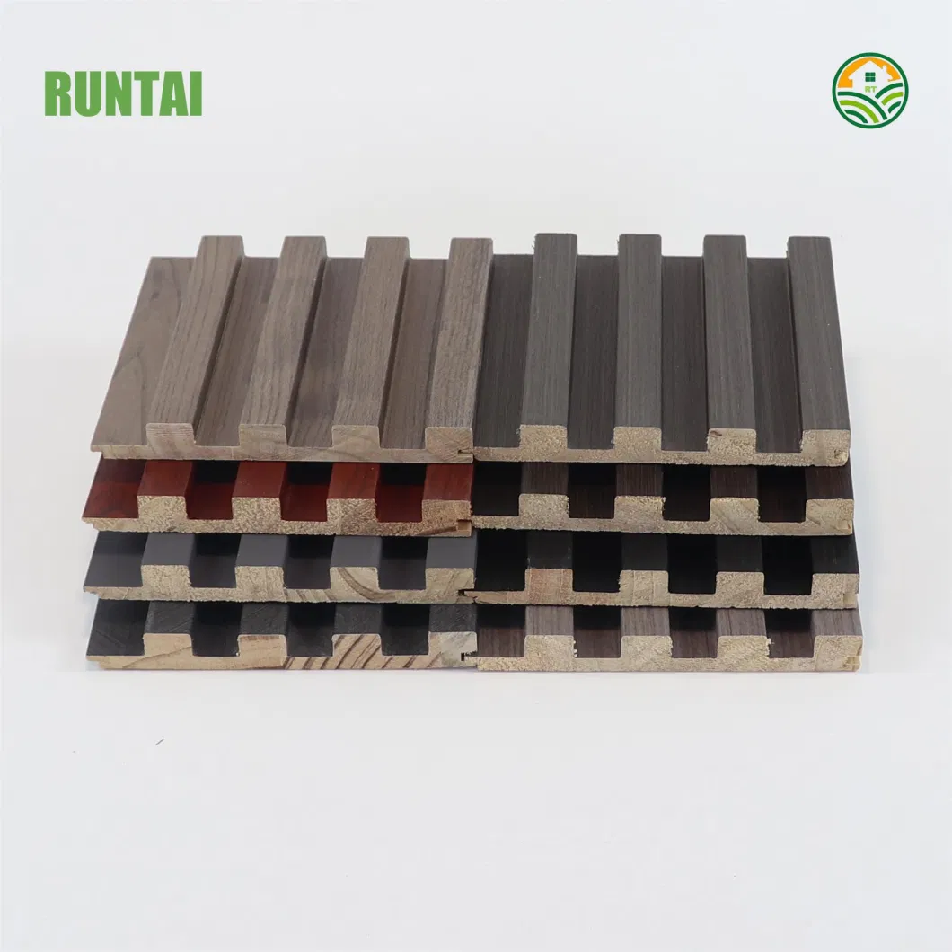 Wooden Wall Panel More Colour for Home/Hotel/Office Soft-Touch PVC Film