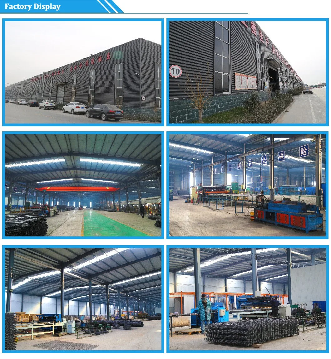 Hebei Anping Factory Hot Dipped Galvanized &PVC Coated Welded Iron Wire Mesh Fence Panels