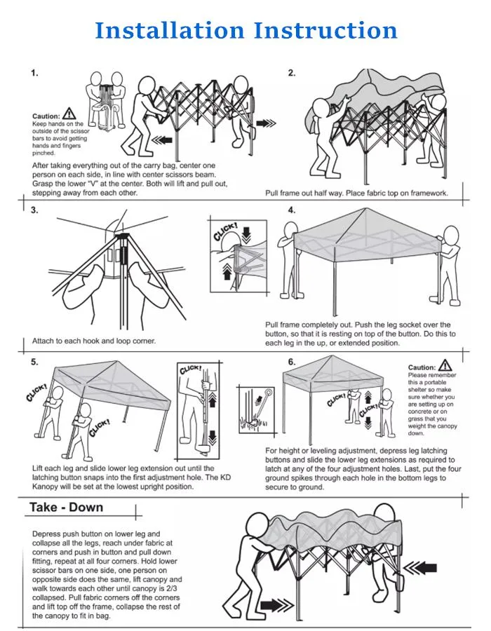 Pop up Tent 3X6 10X10 Industrial Tent Aluminum