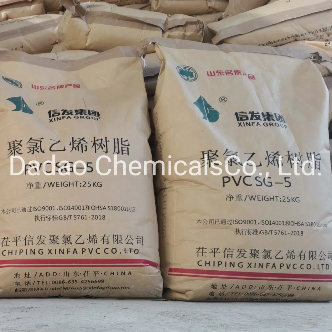 China Manufacuters International Prices Plastic Raw Materials Paste HS Code S65 S65D K67 K70 White Powder Formosa PVC Resin Sg5