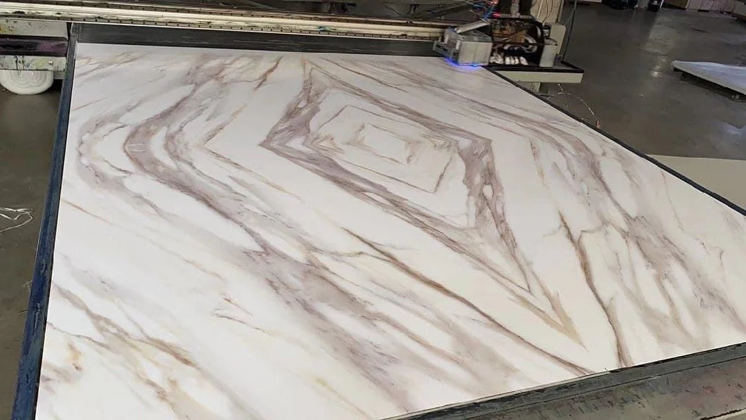 PVC Marble Sheet UV Marble Sheet 3D Printed Wall Decorative Panel China Factory Professional Manufacturer