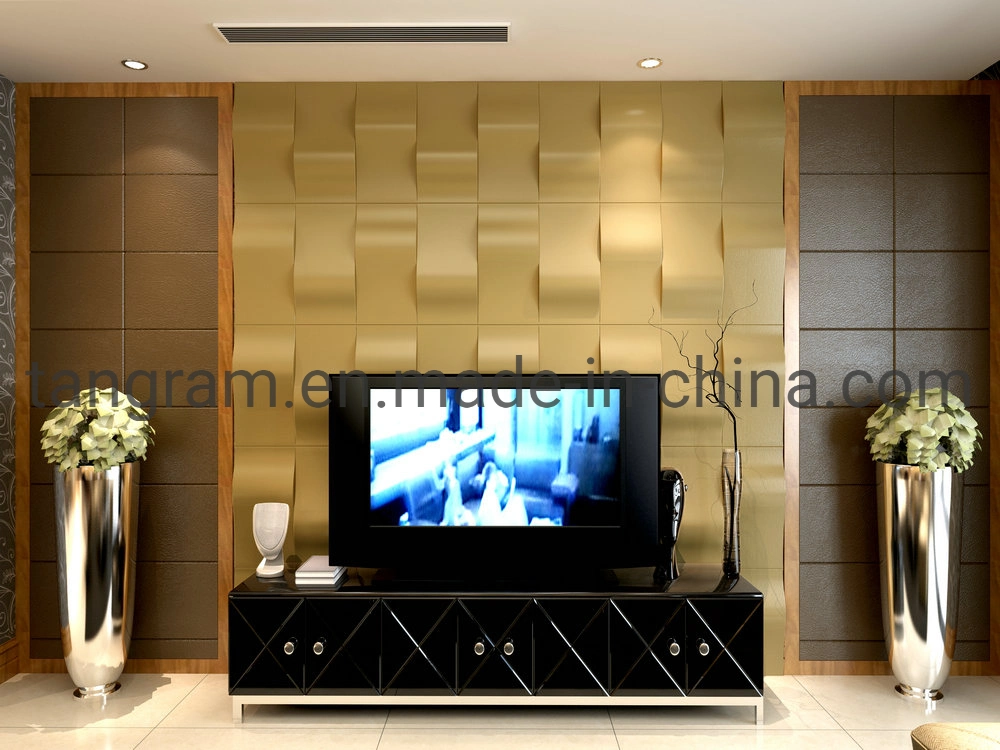 Soft Art Leather 3D Wall Panels 3D Foam Wall Panels with PVC Leather Board for Interior Walls