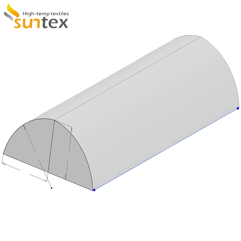 Heat Resistant Fireproof Fiberglass Fabrics Hangars Tent