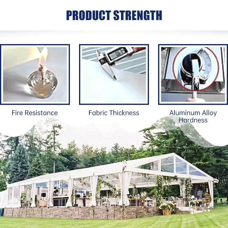 30 X 50 M Temporary Warehouse Tent Large Aluminum Structures Industrial Storage Tent