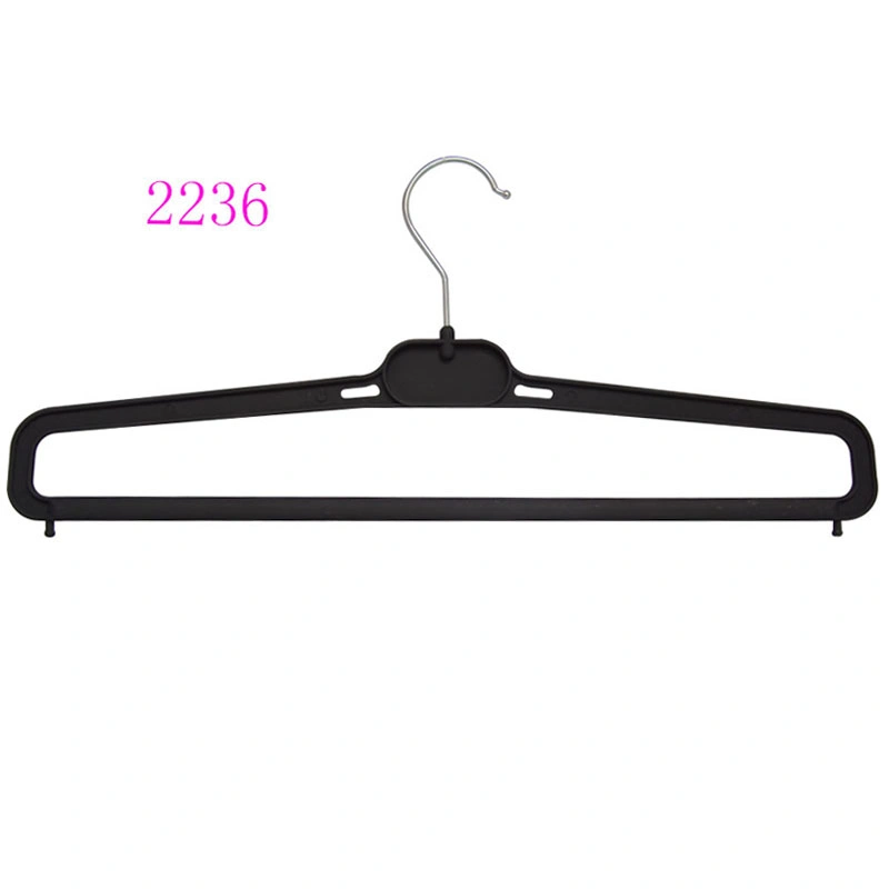 Cheap Fancy Plastic Pant Hanger with Foam with PVC