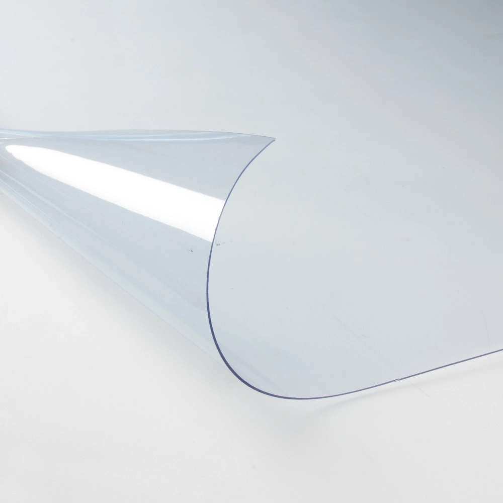 1.40 M X 50m Transparent PVC with 0.8mm Anti-UV PVC Clear Film for Commercial Enclosures