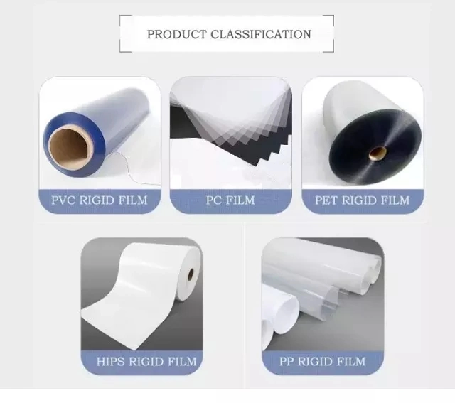 Hot Sale Custom Size Film 0.5mm Thick Transparent PVC Rigid Sheet