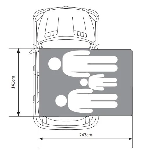 Wholesale Side Opening Rooftop Tent Insulated Lightweight Rooftop Tent