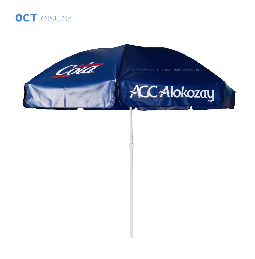 Robust Beach Parasol Beach Umbrella for Outdoor with Heavy PVC Cover and in Large Size (OCT-BUPVCJ)