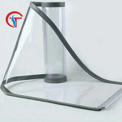 Perspective Magnetic PVC Shopfront Isolation Curtain