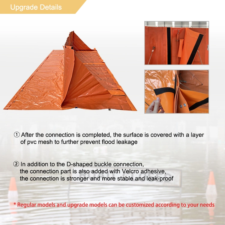 Ltcanopy Flood Protection Barrier Plastic Flood Control Tear-Resistant PVC Tarp Water Gate Anti Flood Barrier