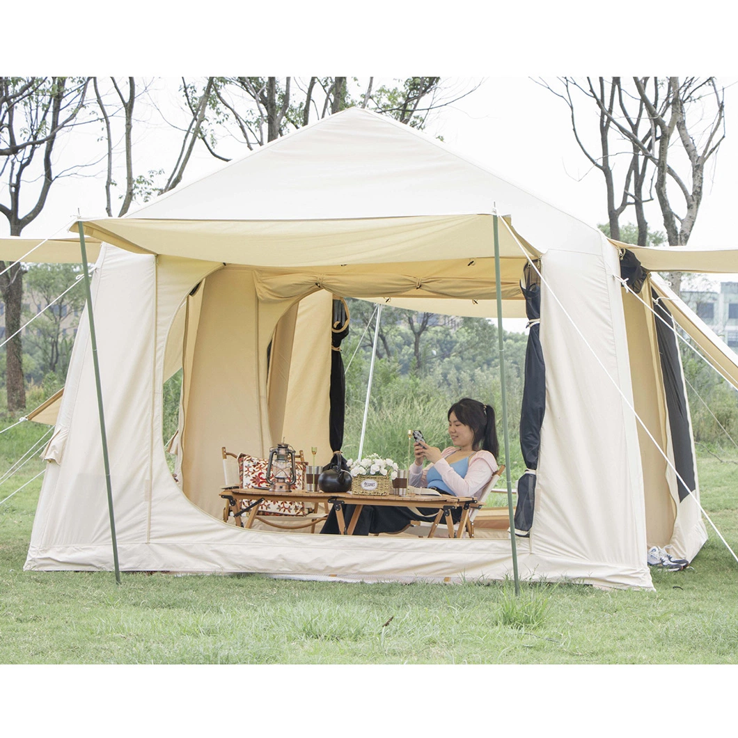 Inflatable One Room One Hall Camping Tent Easy to Build Four Seasons Tents for Families with Multiple People
