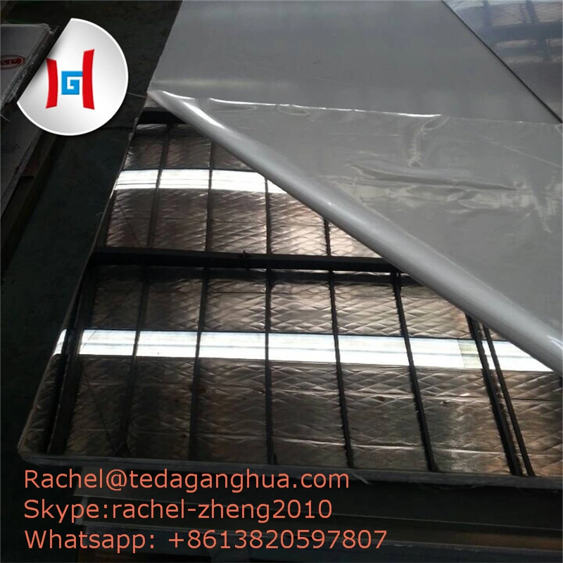 201 304 316L Mirror Etched Finish PVC Laser Film Stainless Steel Sheet