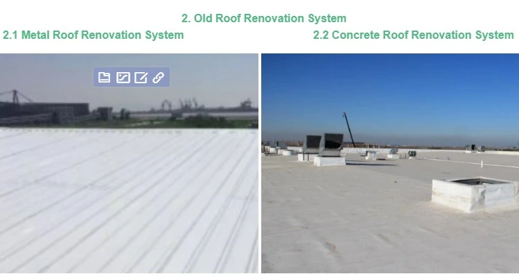 Low Temperature Resistant Plastic High Polymer PVC Sheets Rolls Waterproofing for Roof