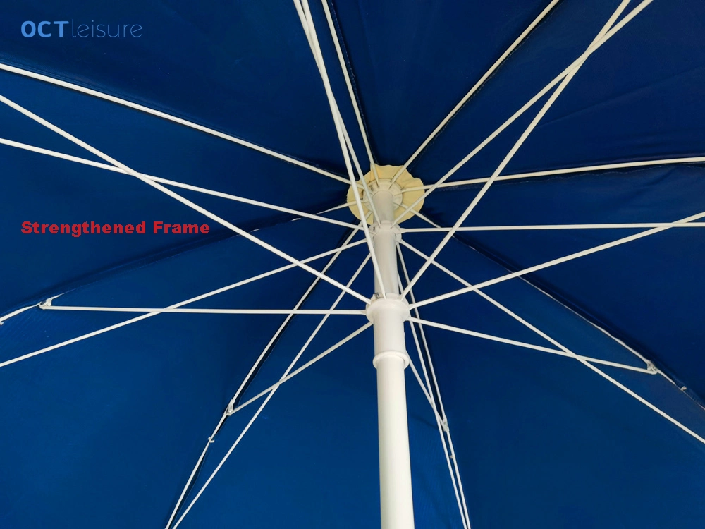 Robust Beach Parasol Beach Umbrella for Outdoor with Heavy PVC Cover and in Large Size (OCT-BUPVCJ)