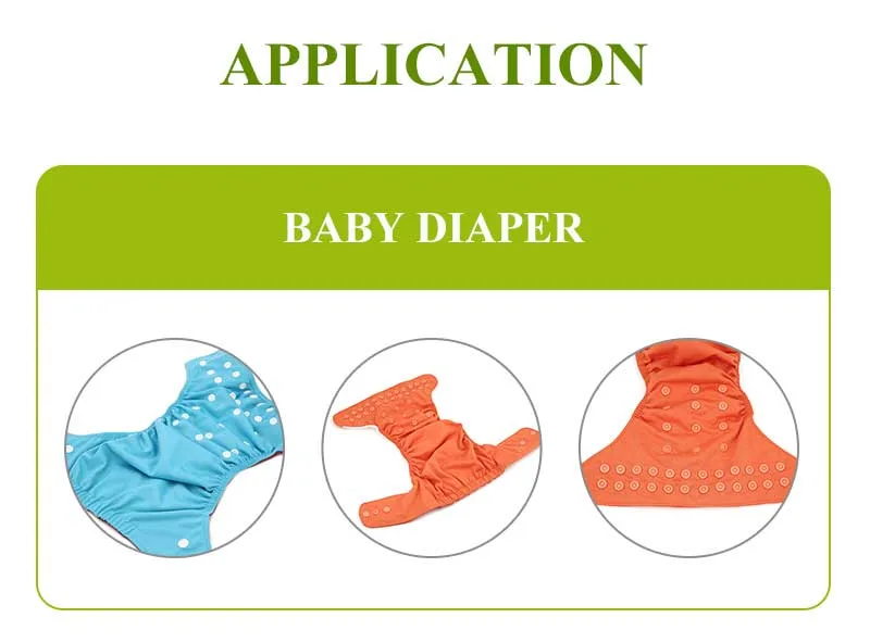 Elastic Recycled Polyester Fabric Manufacturing Recycled Plastic for Baby Diapers