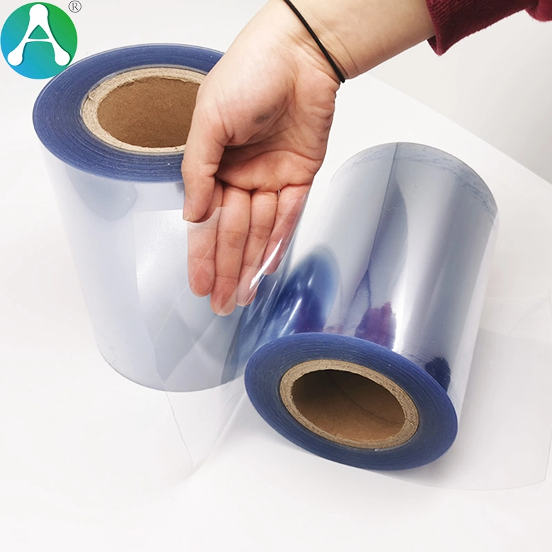 Ocan Vacuum Forming Rigid Tranparent PVC Plastic Film Roll for Blister Packing