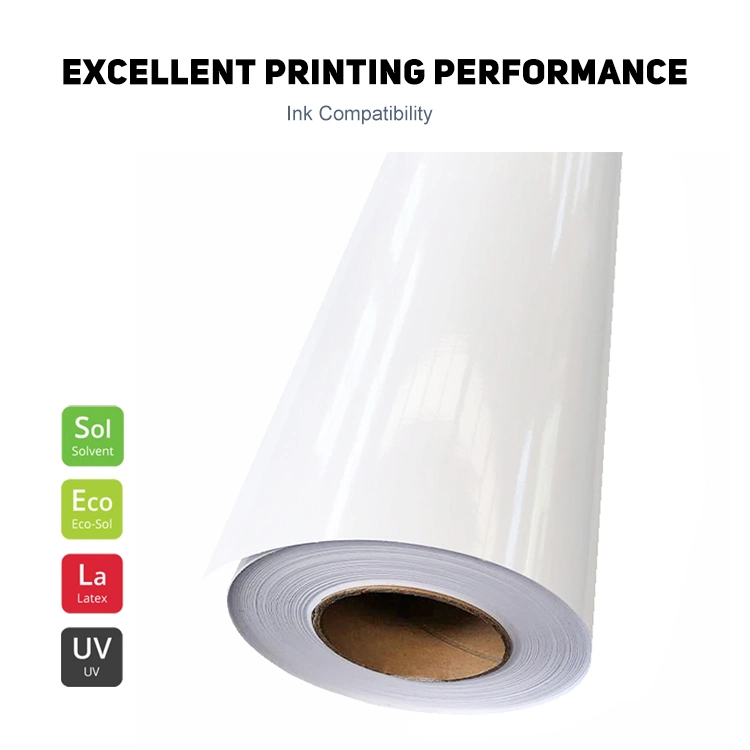 Free Sample Manufacturer Custom Printed Sticker PVC Vinyl Sheet Self Adhesive Waterproof Vinyl Rolls