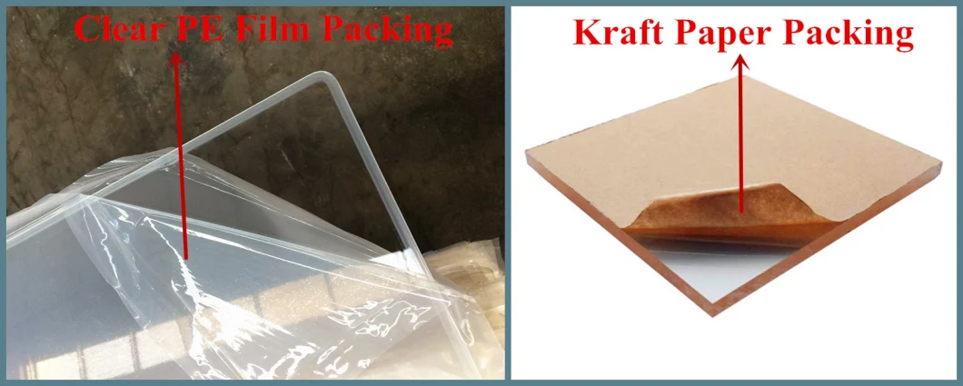 Light Weight Flexible Clear Cast Acrylic Sheet Recycled Plastic Board Supplier