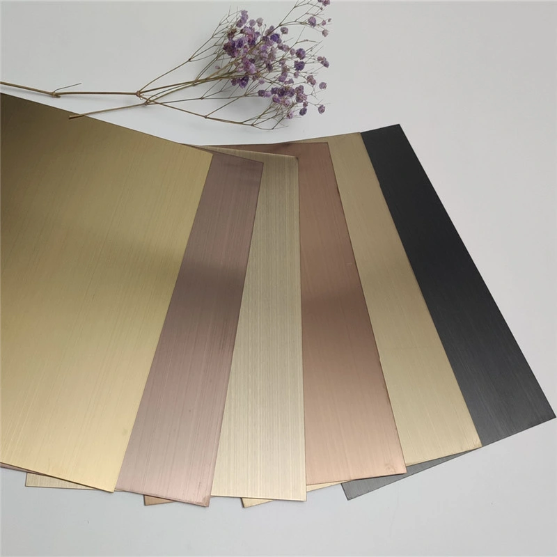 Stainless Steel Sheets 304 No 4 Satin Finish with Laser Cuting Film PVC